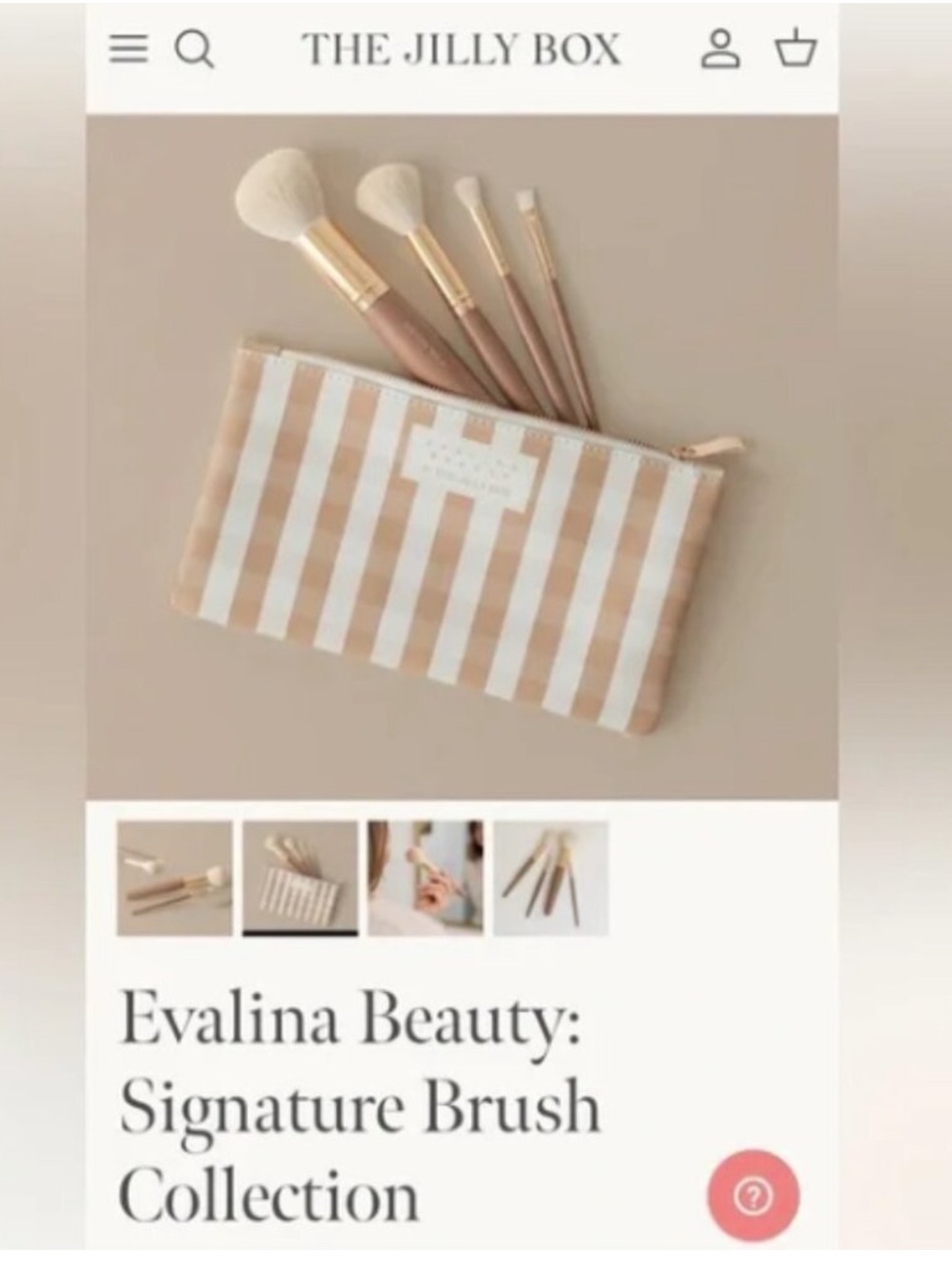NWT The Jilly Box Evalina Beauty Signature Brush Collection